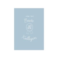Postkarte Beste Kollegin