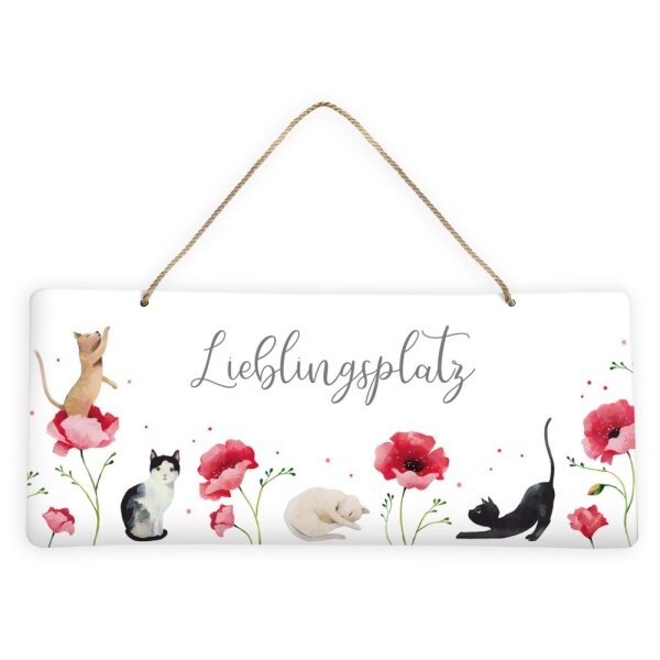 Blechschild Katzen