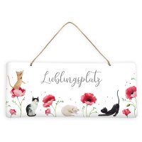 Blechschild Katzen