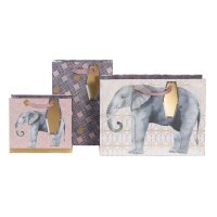 Papiertasche Elefant L