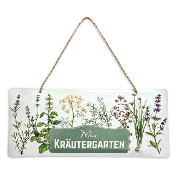 Blechschild Kräuter