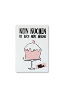Postkarten_Kein Kuchen ist auch keine Lösung