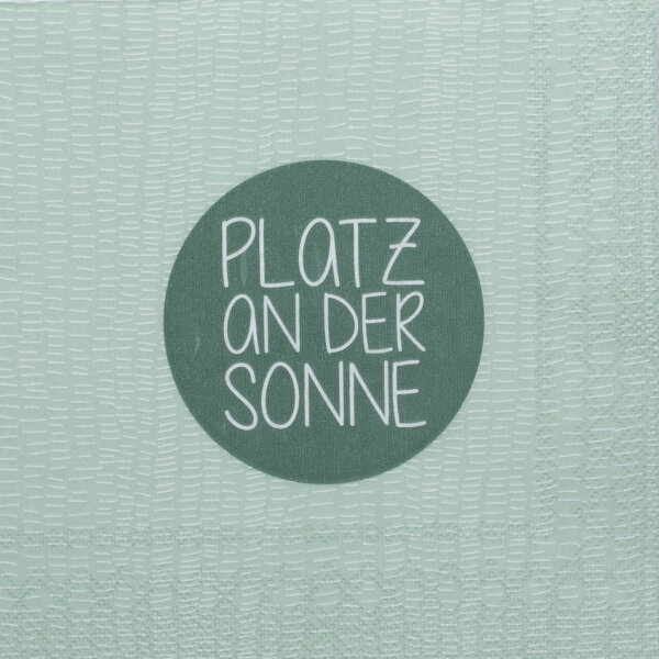 Cocktailservietten – Platz an der Sonne