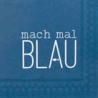Cocktailservietten – mach mal blau