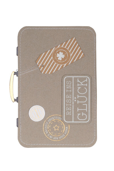 Kofferkarte "Reise Ins Glück"