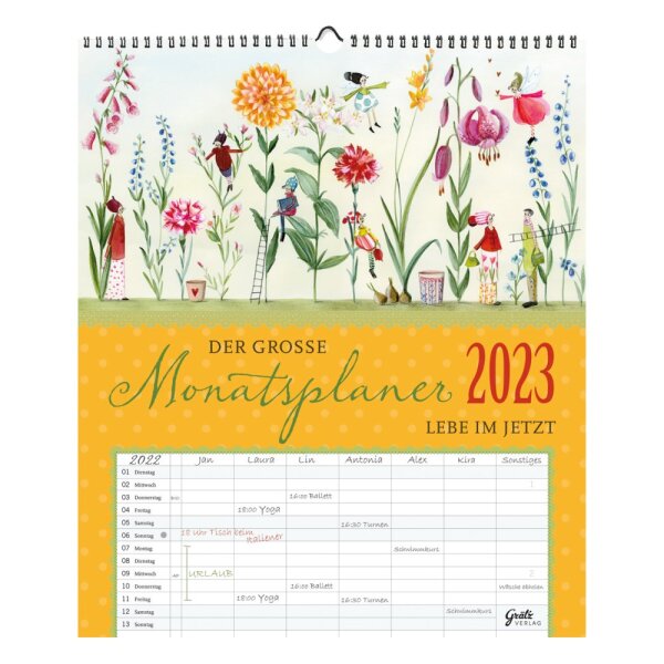 Großer Monatsplaner 2023
