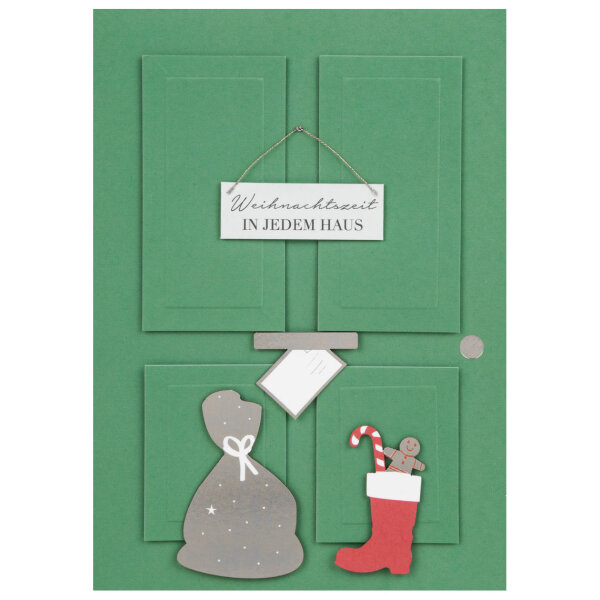 Türkarte "Weihnachtszeit In Jedem Haus"