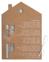 Weihnachtshauskarte "Winternacht"