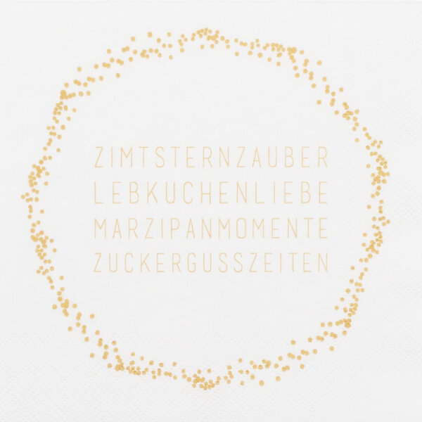 Cocktailservietten Zimtsternzauber