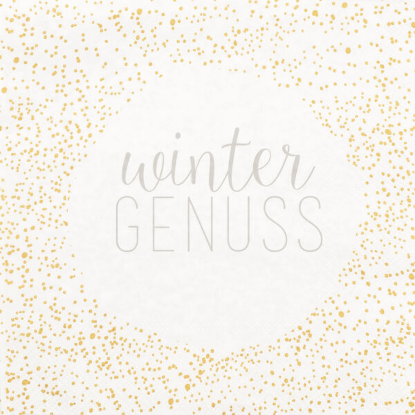 Servietten Wintergenuss