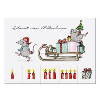 Postkarte Advent zum Mitnehmen