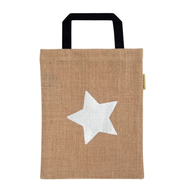 Geschenktasche Organics Jute Stern