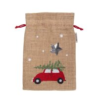 Geschenksäckchen Jute Auto