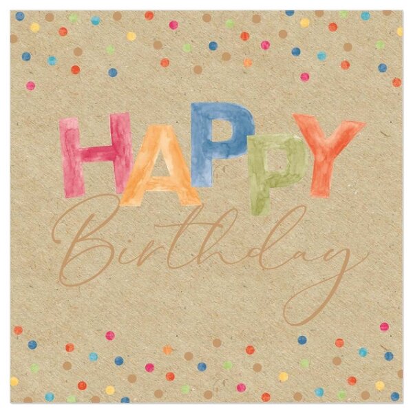 Serviette Birthday