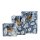 Papiertasche Floral Navy M