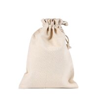 Geschenksack Baumwolle ORGANICS Luftballons Happy Birthday blau