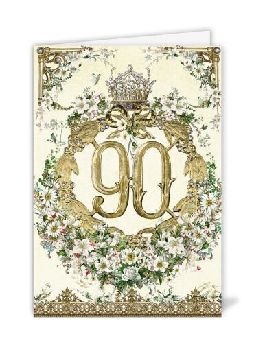 90. Geburtstag Gold