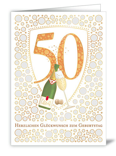 50. Geburtstag Sekt
