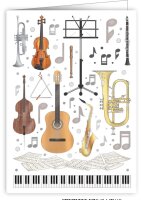 Musikinstrumente Karte