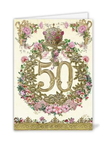 50. Geburtstag Karte