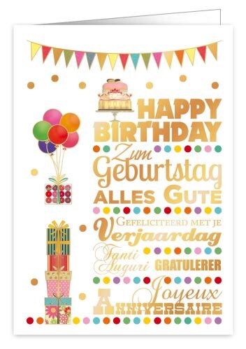 Happy Birthday Karte
