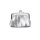 Clipbörse all over silver