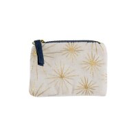 Münztasche Baumwollsamt Sterne