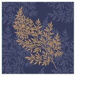 Cocktailservietten – Farn Indigo