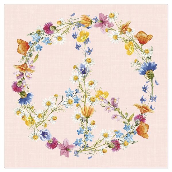 Servietten – peace - nude