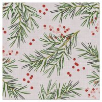 Serviette Beerenzweig taupe