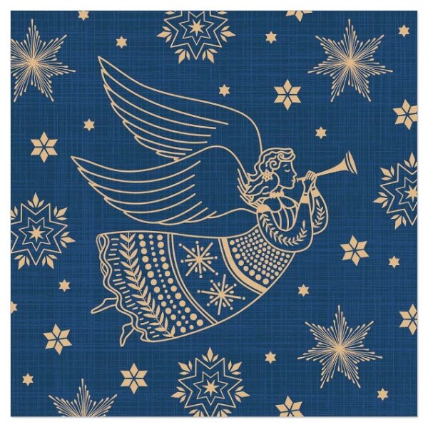 Serviette Engel nachtblau