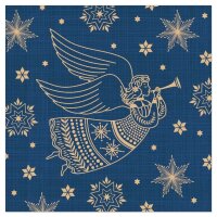 Serviette Engel nachtblau