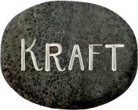 Handschmeichler aus Stein "Kraft und Trost für dich"