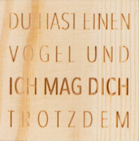 Glückskästchen Vogel