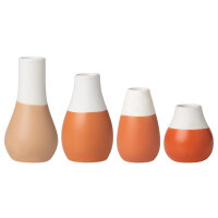 Mini Pastellvasen 4er-Set Erdtöne