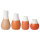 Mini Pastellvasen 4er-Set Erdtöne