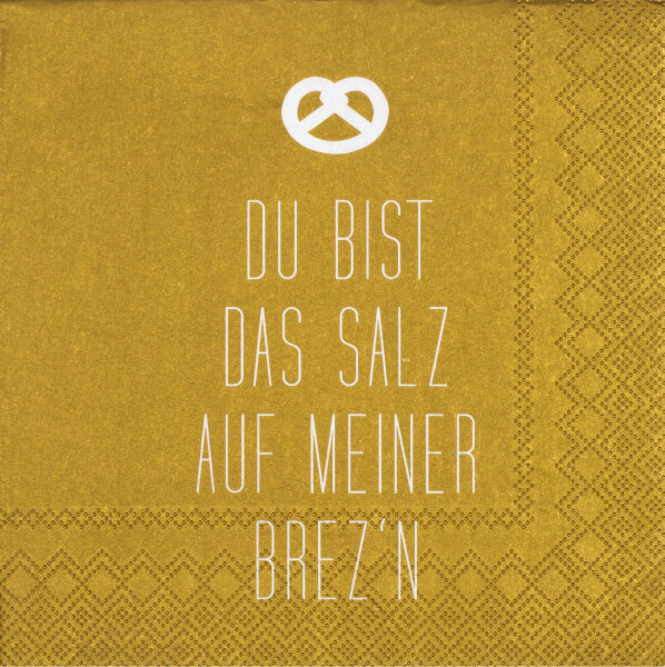 Serviette Du bist das Salz