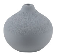 Perlenvase Blaugrau