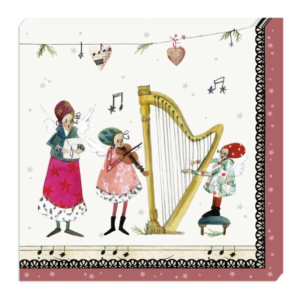 Servietten Musikanten