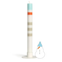 Kerze - Schneemann