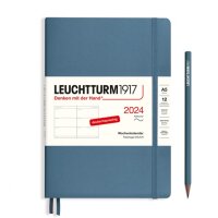 Wochenkalender Medium (A5) 2024 - Stone Blue