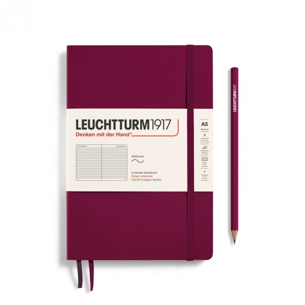 Notizbuch Medium (A5) - Port Red
