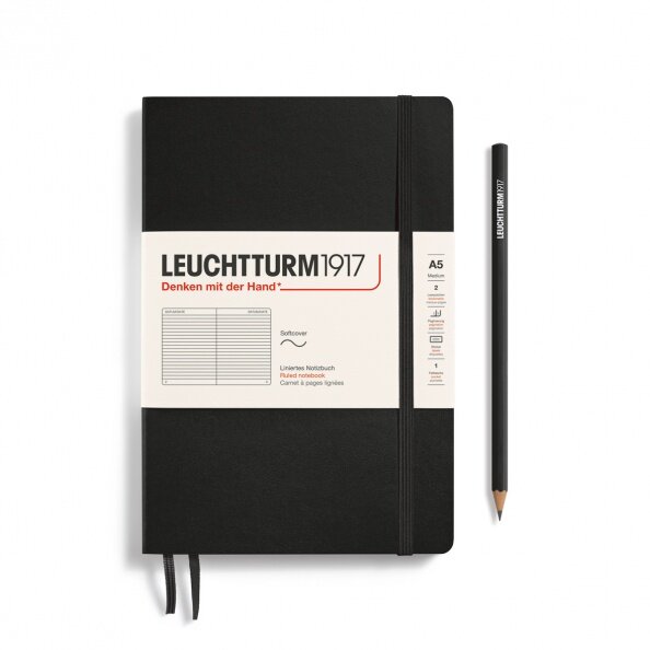 Notizbuch Medium (A5) - Black
