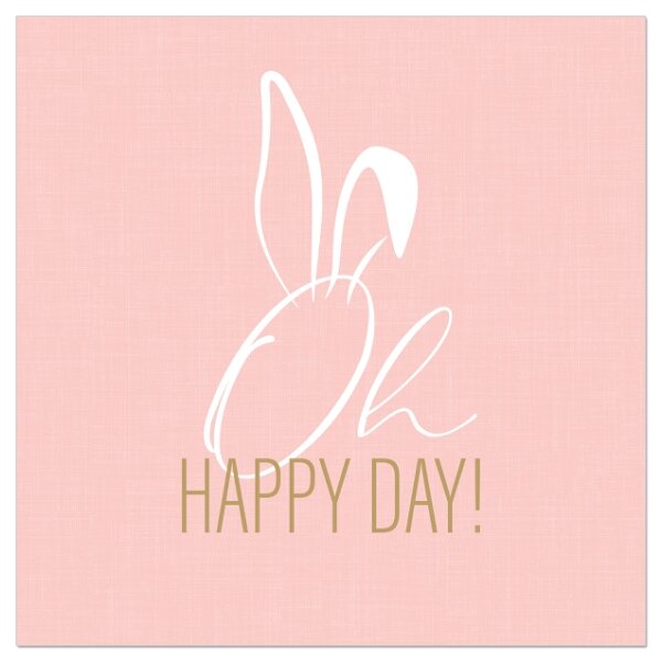 Servietten – Oh happy day nude