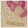 Servietten Organics – Happy Birthday Luftballons pink