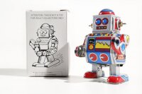 Roboter bunt, Blechspielzeug