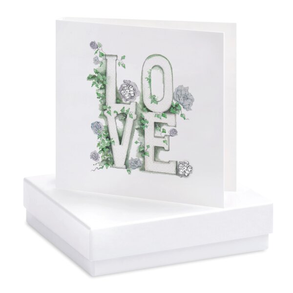 Boxed Love Letters Earring Card