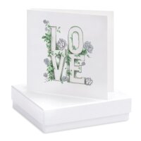 Boxed Love Letters Earring Card