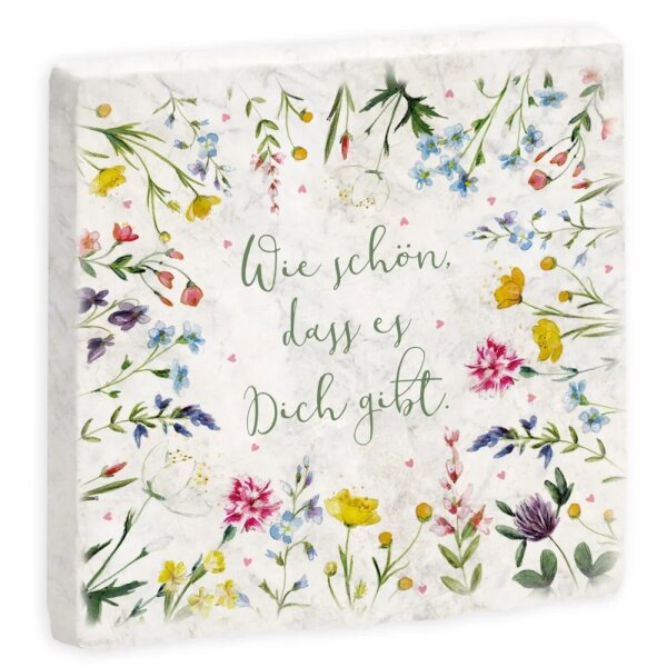 Untersetzer "Wie schön, dass es dich gibt"