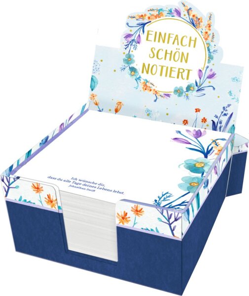 Zettelkästchen – Einfach schön notiert (all about blue)